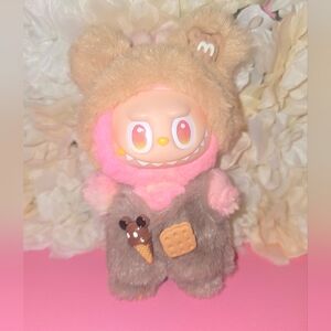 Fluffy Ice Cream Bear Labubu Costume